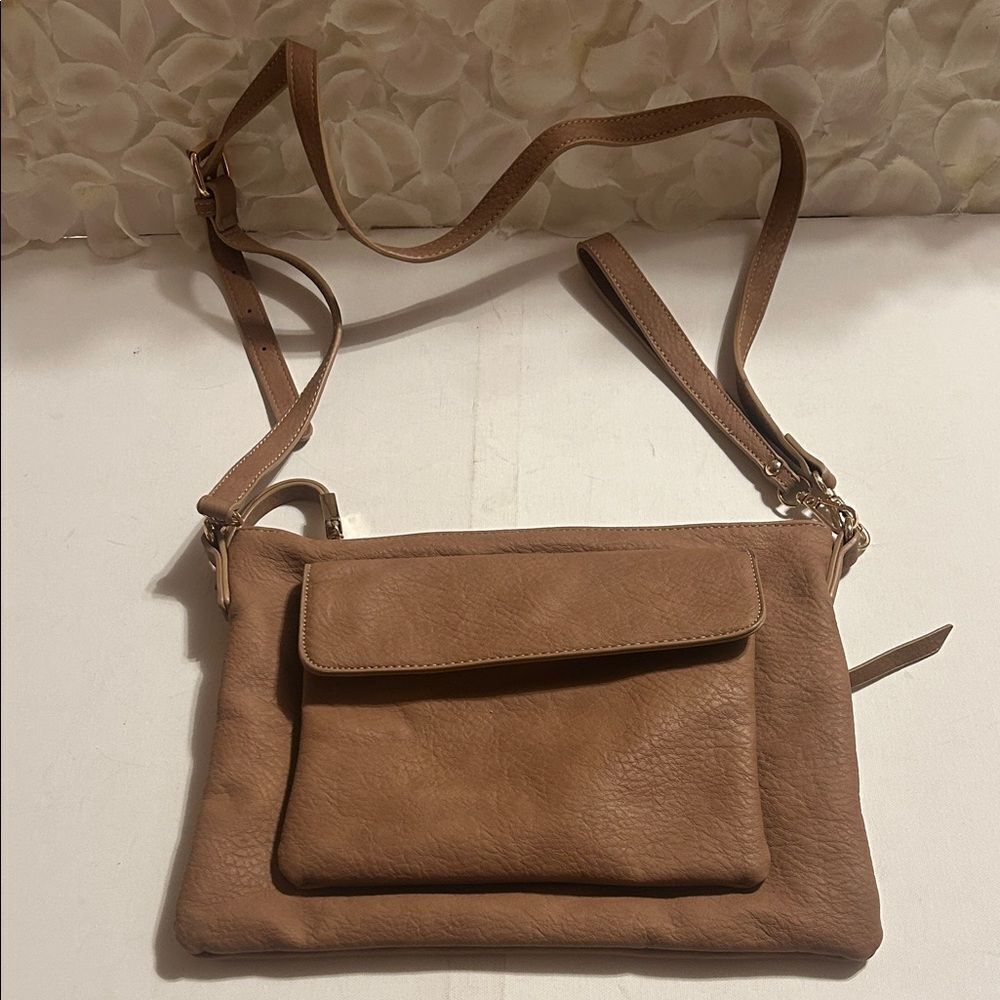 Shiraleah Tan Crossbody Bag